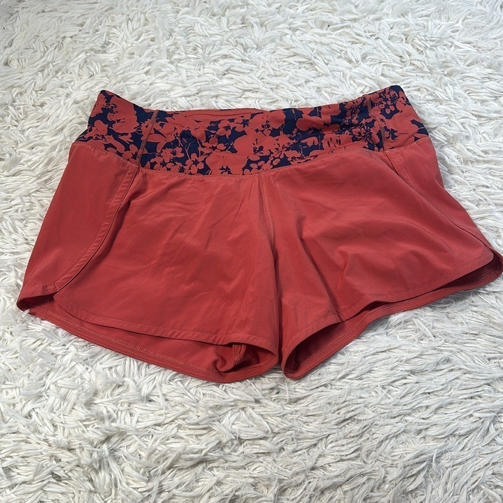 Lululemon Run Times Short II*4" Dark Canyon / Efflorescent Dark Canyon Onyx Blue